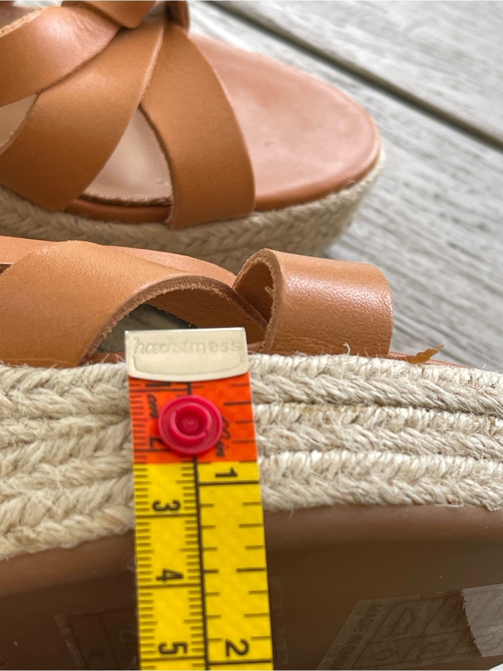 Soludos Charlotte Tan Espadrille Wedge Sandals Ankle Strap Womens Size 8.5 NWT - Picture 8 of 8